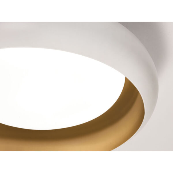 Kayce White 19-Inch Integrated LED Flush Mount, image 3