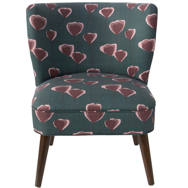 Poppy Turquoise 35-Inch Chair, image 2