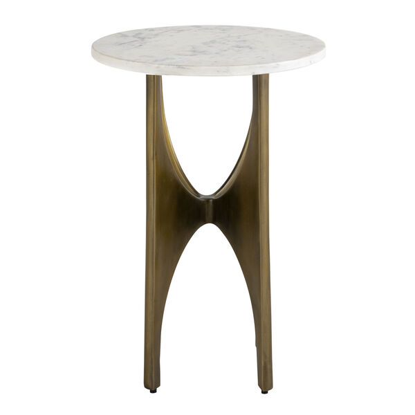 Elroy Antique Brass Accent Table, image 1