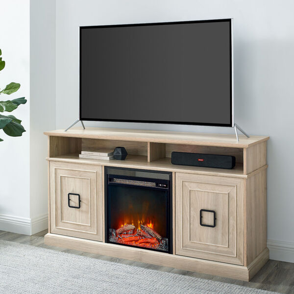 Emilene Birch Fireplace TV Stand, image 2
