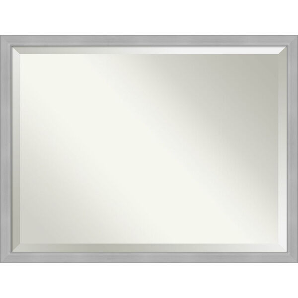 Vista Brushed Nickel 43W X 33H-Inch Bathroom Vanity Wall Mirror, image 1