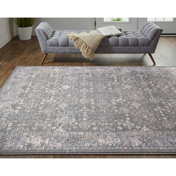 Thackery Taupe Gray Orange Rectangular 3 Ft. 6 In. x 5 Ft. 4 In. Area Rug, image 4