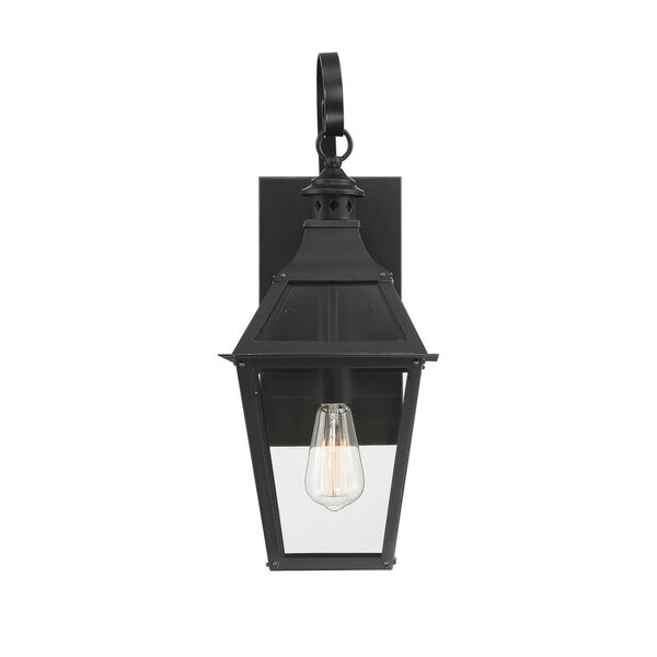Jackson Black and Gold Highlighted 9-Inch One-Light Outdoor Wall Mount, image 3