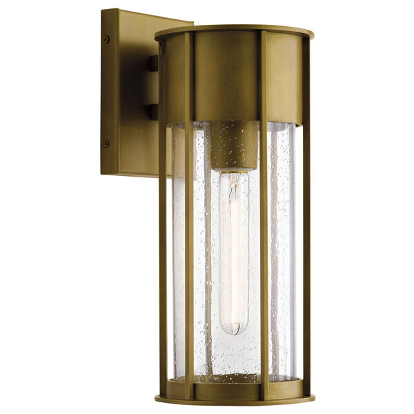Camillo Natural Brass Six-Inch One-Light Outdoor Wall Mount, image 1