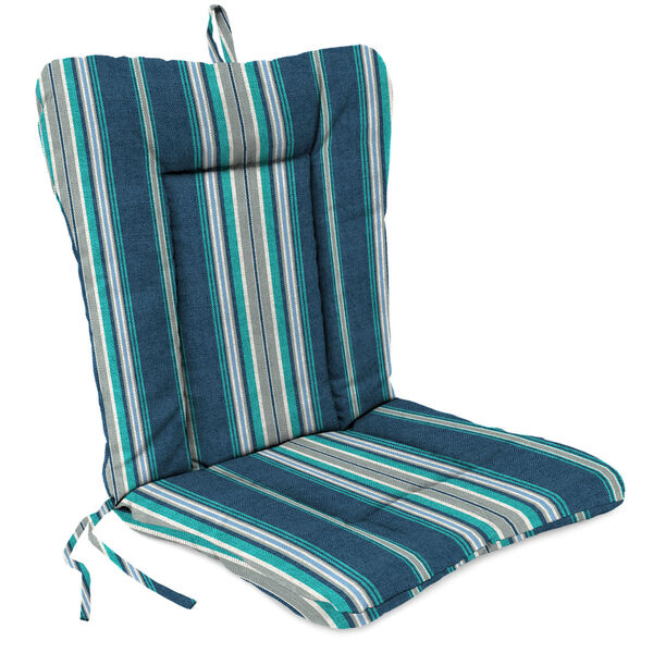 Terrace Stripe Caribe Reversible Outdoor Chair Cushion, image 1