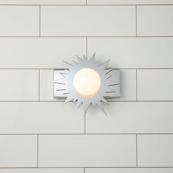 Soleil Polished Chrome One-Light LED Wall Sconce, image 2