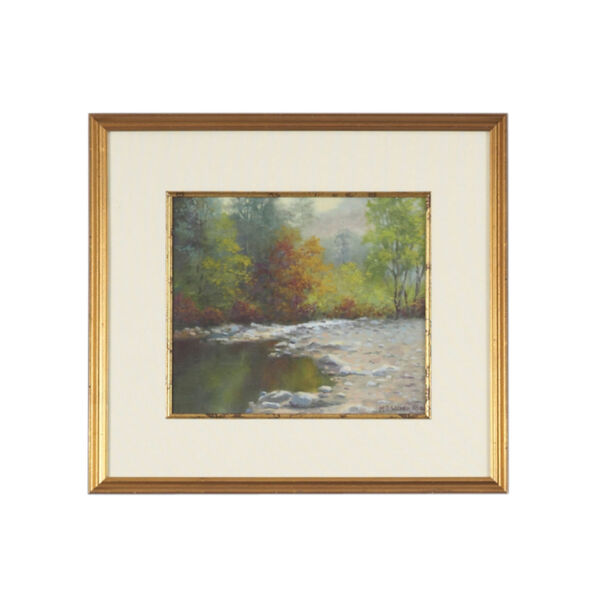 Gold Quiet Reflection Wall Art, image 1