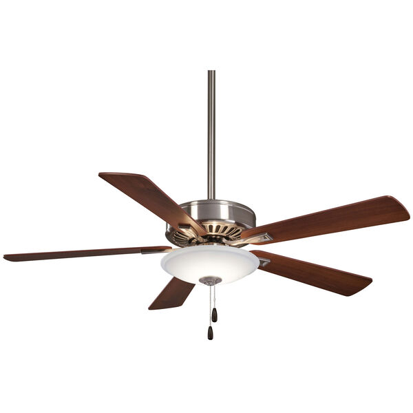 Contractor Brushed Nickel 52-Inch One-Light LED Fan, image 3
