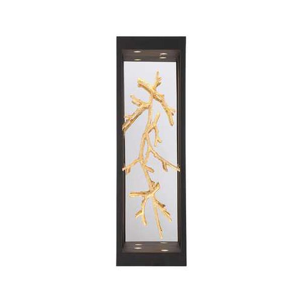 Aerie Black Gold Four-Light Integrated LED Wall Sconce, image 1
