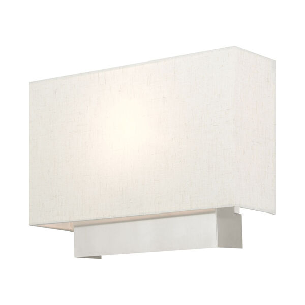Meadow Brushed Nickel One-Light ADA Wall Sconce, image 1