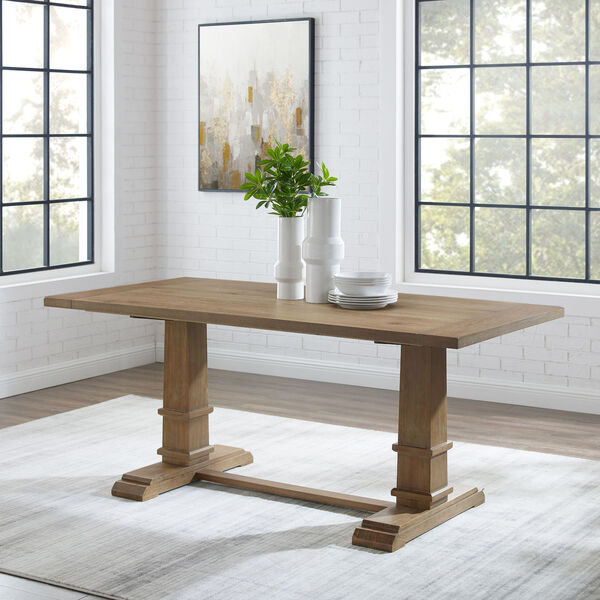 Joanna Rustic Brown Dining Table, image 2