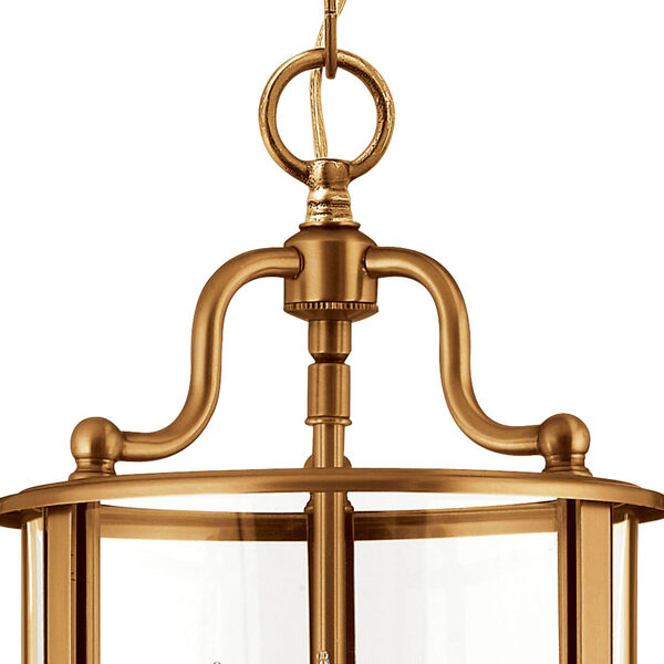 Gentry Heirloom Brass Four-Light Foyer Pendant, image 2