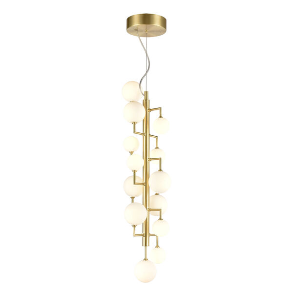 Keir Gold 13-Light LED Mini Pendant, image 1