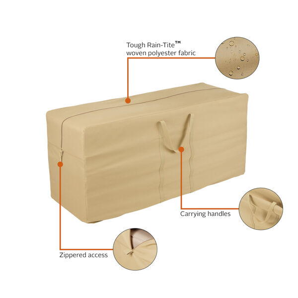 Palm Sand Patio Cushion and Cover Storage Bag, image 2