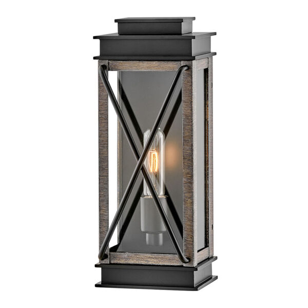 Montecito Black One-Light 6-Inch Outdoor Wall Mount, image 1