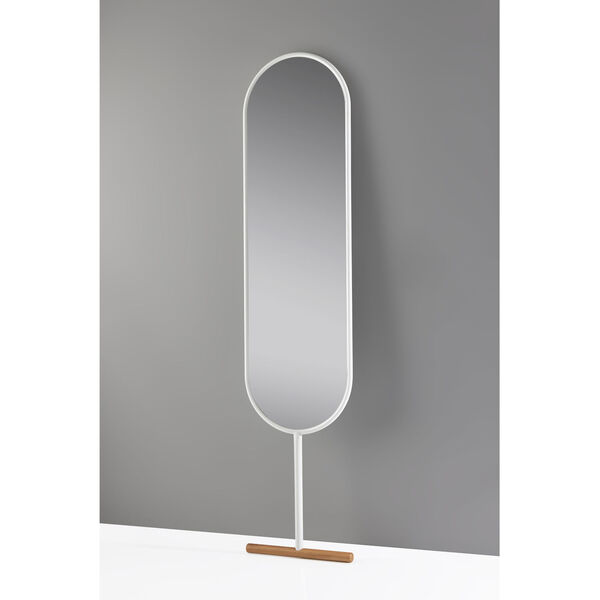 Willy White and Natural Leaning Mirror, image 2