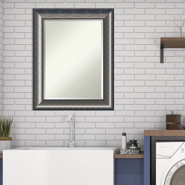 Quicksilver Silver 24W X 30H-Inch Bathroom Vanity Wall Mirror, image 3