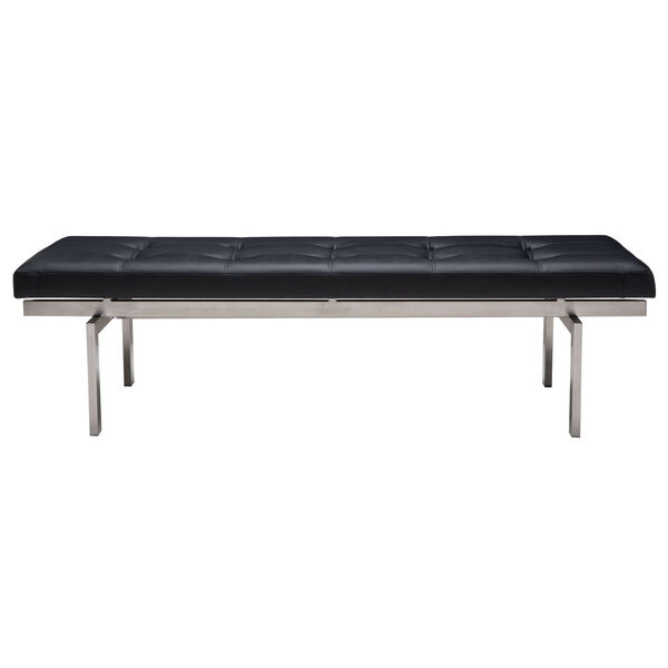 Louve Black Occasional Bench, image 2