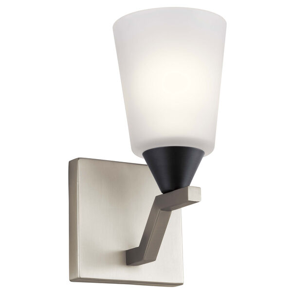 Skagos Brushed Nickel One-Light Wall Sconce, image 1