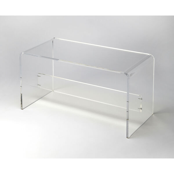 Crystal Clear Acrylic Bench, image 1