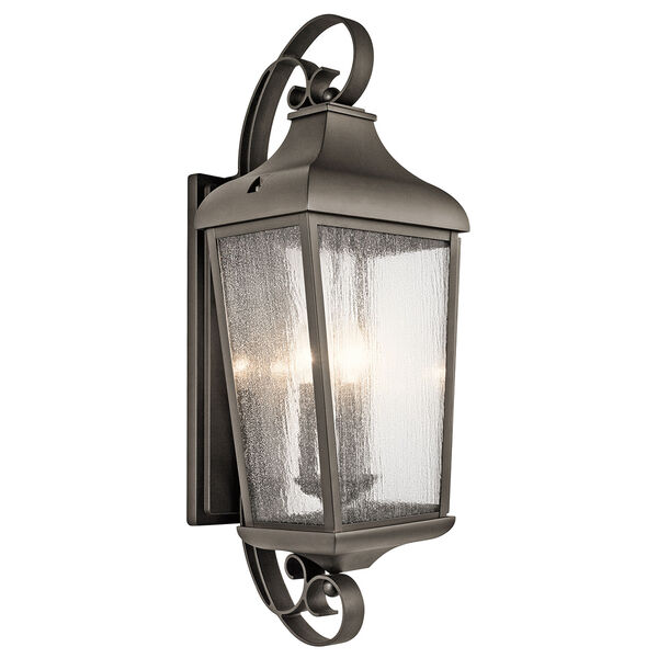 Forestdale Olde Bronze Three-Light Outdoor Wall Sconce, image 1
