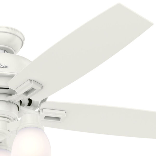 Donegan Fresh White 52-Inch Three-Light LED Adjustable Ceiling Fan, image 8