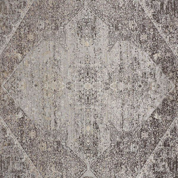 Sarrant Casual Distressed Gray Silver Ivory Area Rug, image 6