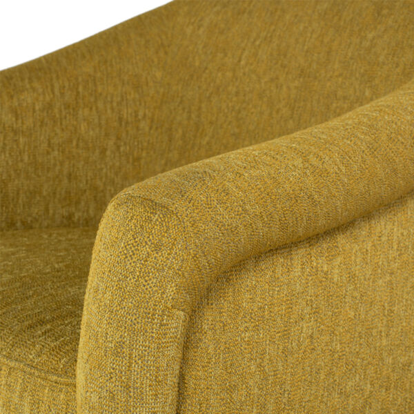 Lucie Yellow and Brown Occasional Chair, image 4