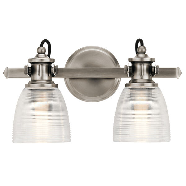 Flagship Classic Pewter 16-Inch Two-Light Bath Light, image 2
