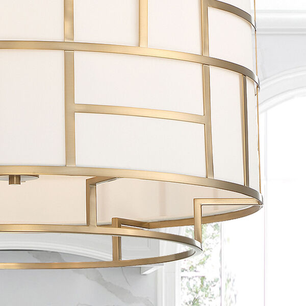 Danielson Vibrant Gold Six-Inch Chandelier, image 3
