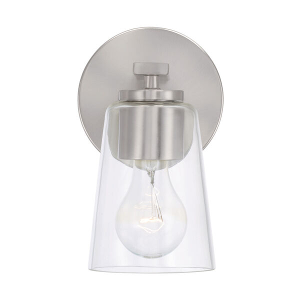 Portman Sconce with Clear Glass, image 4