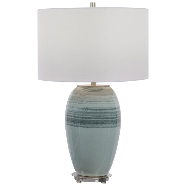 Caicos Teal One-Light Table Lamp, image 1