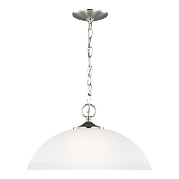Geary Brushed Nickel One-Light Pendant, image 1