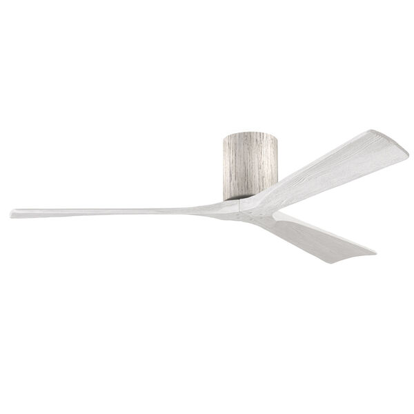 Irene-3H Barnwood and Matte White 60-Inch Outdoor Ceiling Fan, image 1