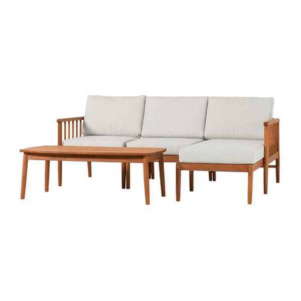 Circa Brown Four-Piece Outdoor Spindle Furniture Set, image 5