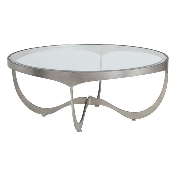 Metal Designs Silver Sophie Round Cocktail Table, image 1