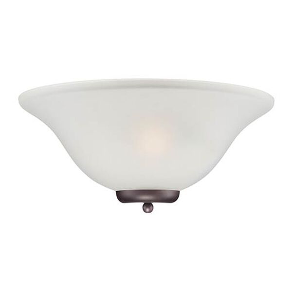 Ballerina Mahogany Bronze One-Light Wall Sconce with Frosted Glass, image 1