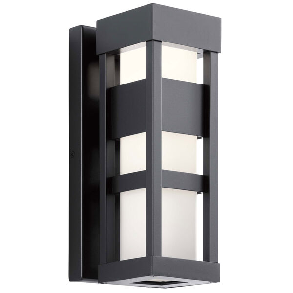 Ryler Black Five-Inch LED Outdoor Wall Sconce, image 1