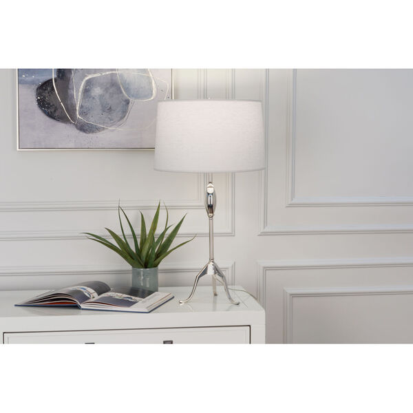 Grace Polished Nickel One-Light Table Lamp, image 3