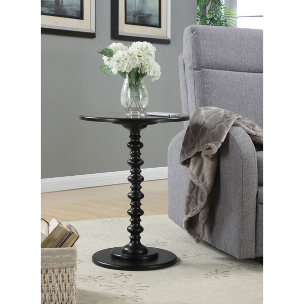Palm Beach Black Spindle End Table, image 3