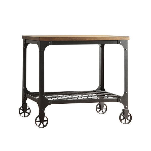 Cooper Rustic Industrial Accent Table, image 2