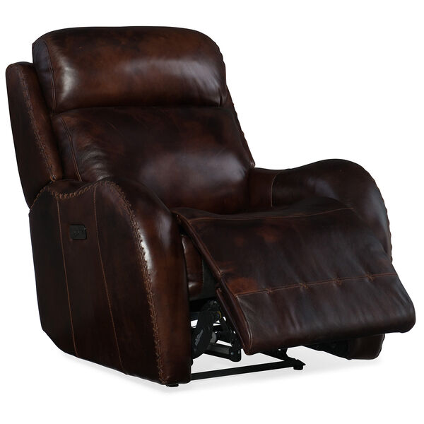 Chambers Brown Power Recliner with Power Headrest, image 3