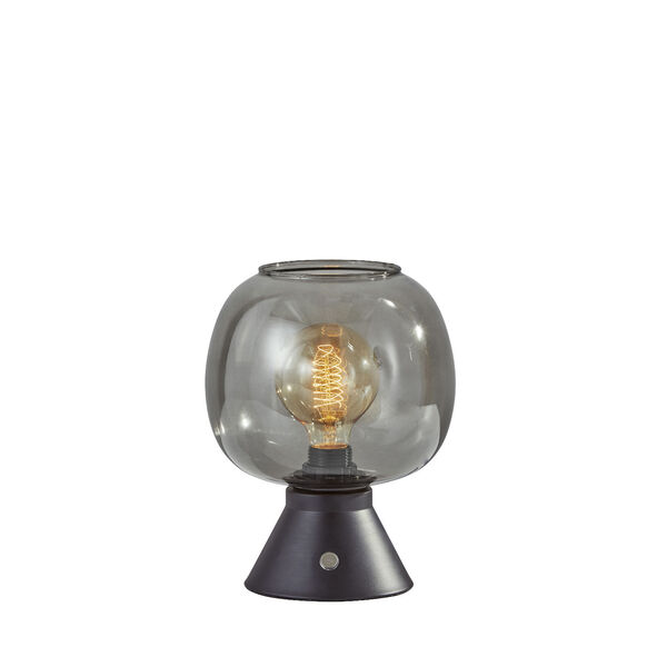 Ashton Matte Black One-Light  Table Lantern, image 1