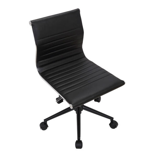Master Black Faux Leather Task Chair, image 5