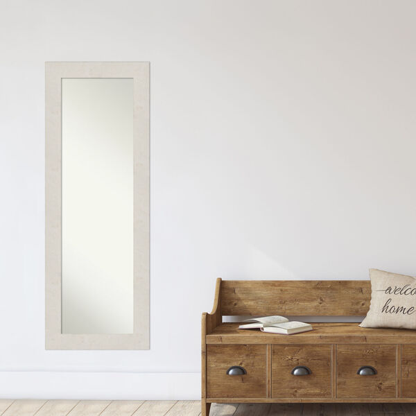 Rustic Plank White 19W X 53H-Inch Full Length Mirror, image 6