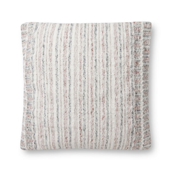 Gray and Natural : 22 In. x 22 In. Indoor/Outdoor Pillow, image 1