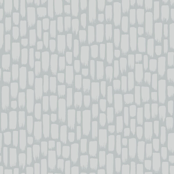 Sumi-E Gray And Silver Peel And Stick Wallpaper, image 2