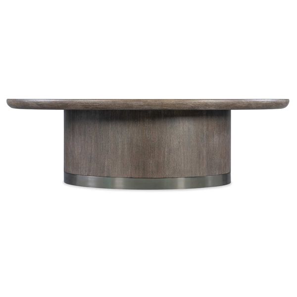 Modern Mood Mink Round Cocktail Table, image 1