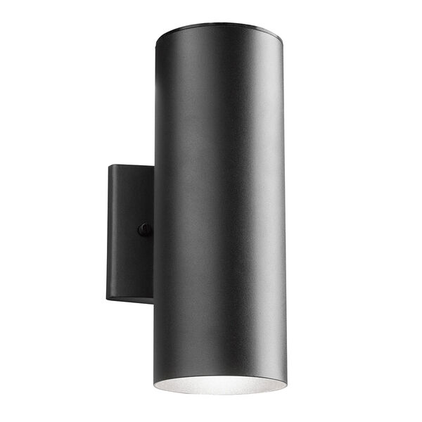Textured Black One-Light LED Outdoor Wall Mount, image 1