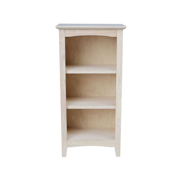 Beige Bookcase with Two Shelves, image 2
